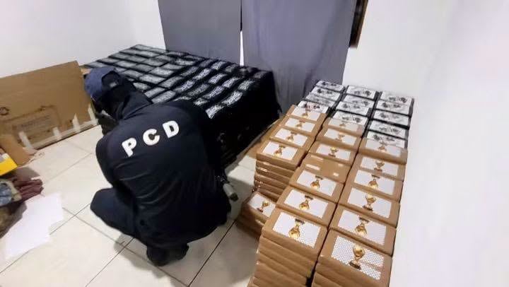 Las autoridades de Costa Rica decomisan cerca de una tonelada de cocaína en Alajuela (Foto cortesía Puntarenas, la perla del Pacífico Noticias)
