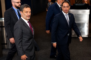 José Manuel Restrepo y Omar Bula en la ONU