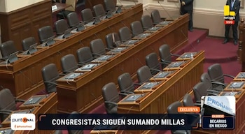 “Millas como cancha”: informe revela viajes de congresistas antes del cierre del Parlamento unicameral. Captura: Latina.