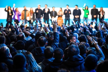 Como parte de la nueva estrategia de campaña, UP busca aggionar su discurso (REUTERS/Mariana Nedelcu)