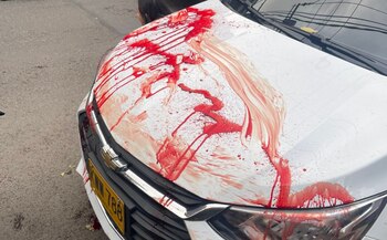 El precandidato presidencial estaba terminando