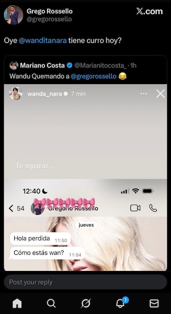 Grego se sumó a las