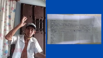 Sánchez Alayo caminó seis kilómetros desde su vivienda en Alto Songo para acudir a una citación judicial con datos ilegibles. (Cortesía: Cubanet)