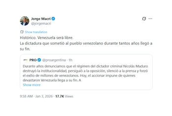 Jorge Macri, también celebró el