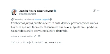 El mensaje del canciller Merz que dejó incrédulos a los hinchas alemanes tras la eliminación ante Paraguay