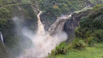 Las fuertes lluvias en Ecuador
