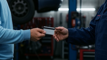 Pago en un taller (Imagen