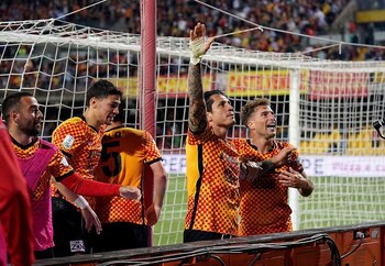 Gianluca Lapadula celebrando un gol