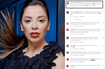 Tatiana Astengo se muestra enojada con foto editada.