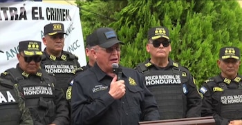 El Ministro de Seguridad en Honduras, reportó dos personas fallecidas durante un enfrentamiento registrado en una zona montañosa de Marale. (Foto: Policía Nacional)