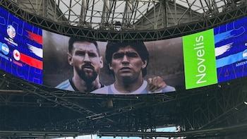 La impactante imagen de Messi