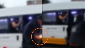 Callao: delincuentes intentan incendiar combi con niños a bordo en plena ruta