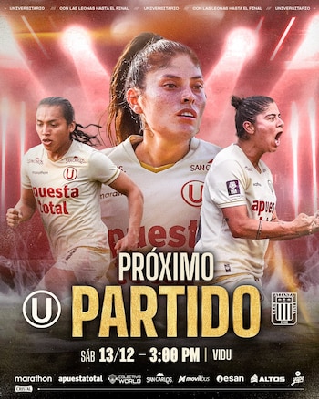 Universitario recibirá a Alianza Lima