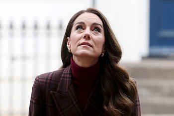 La princesa Kate, durante su