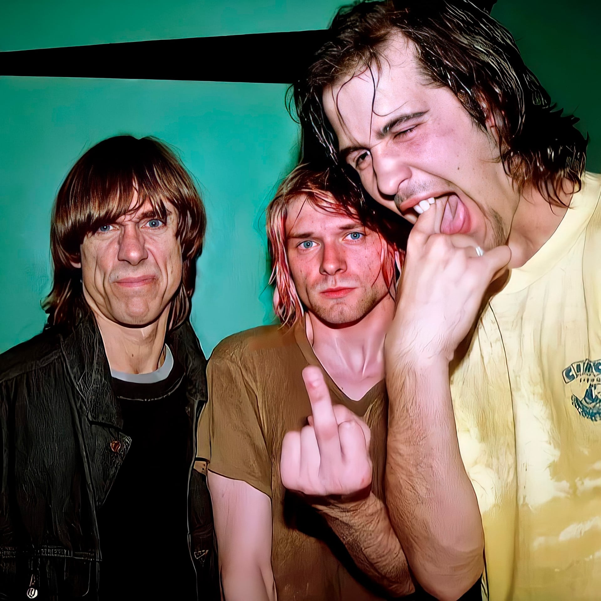 Kurt Cobain e Iggy Pop