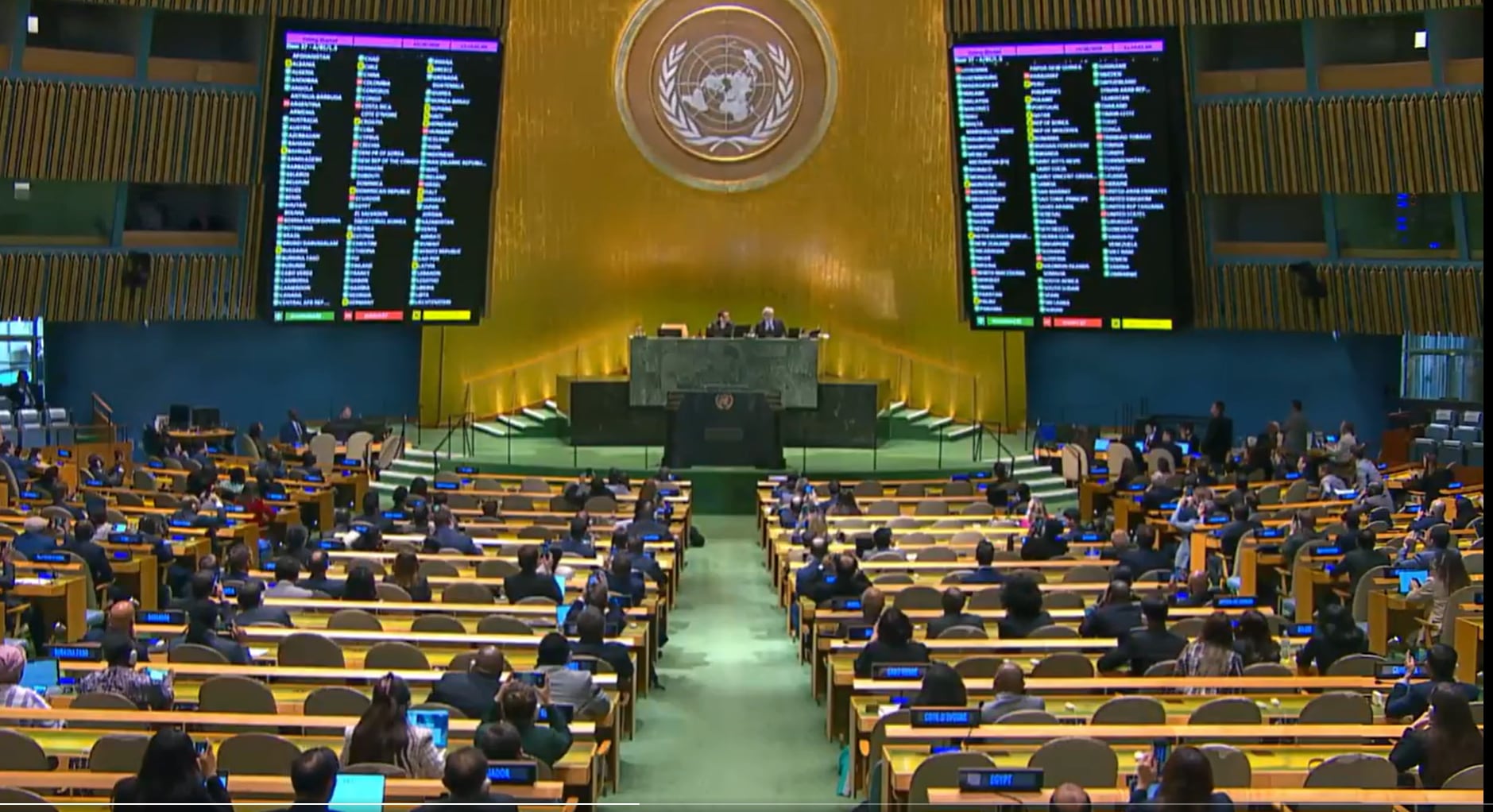 Una docena de naciones retiró su voto favorable a la demanda contra el bloqueo comercial estadounidense