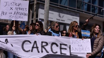 Marcha frente al juzgado donde