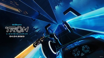 La nueva atracción TRON Lightcycle