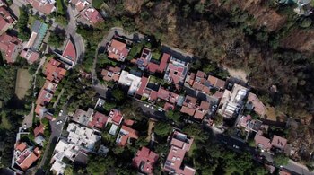 Vista área de la zona donde se ubica la otra lujosa casa en Lomas de Bezares, en la Ciudad de México (Captura de pantalla: Google Maps)
