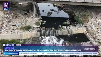 Colapso parcial del Polideportivo Malecón Rímac preocupa a vecinos ante riesgo de desborde por próximas lluvias