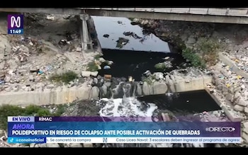 Colapso parcial del Polideportivo Malecón Rímac preocupa a vecinos ante riesgo de desborde por próximas lluvias