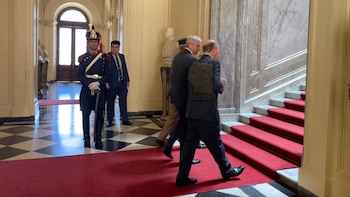 Javier Milei recibe en Casa