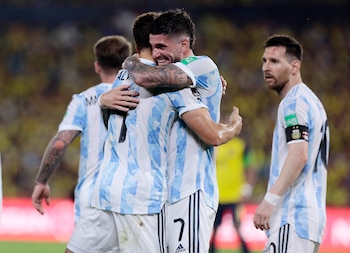 Rodrigo De Paul también felicita