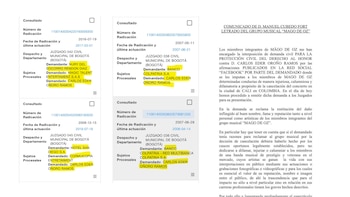 Algunas denuncias incluida la del grupo Mago de Oz - crédito @SrSergioG/X - @eramiren2021/X