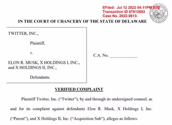 Twitter demandó el martes a