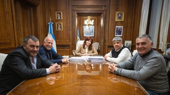 Pablo Moyano, alentado por el