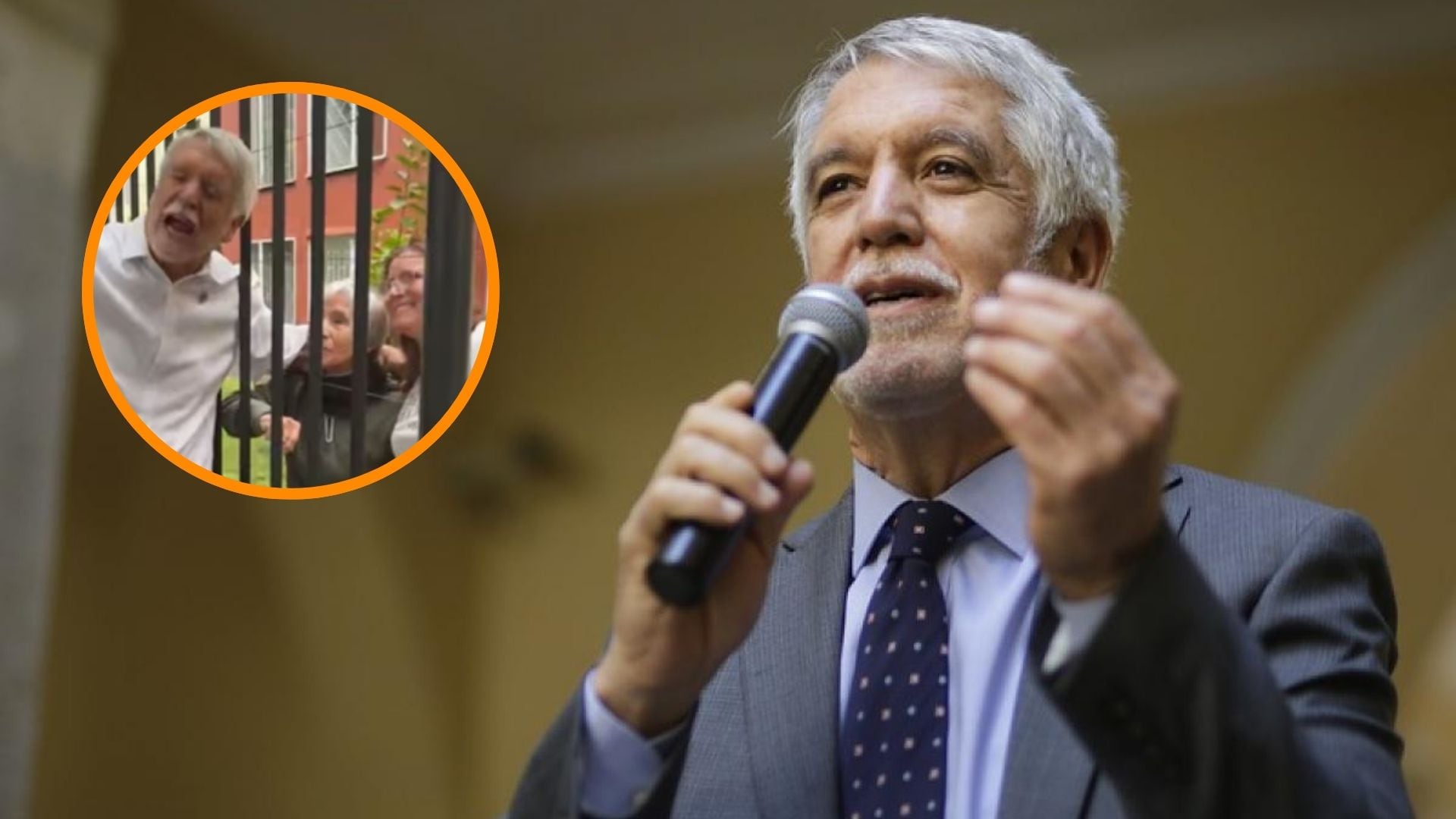 Enrique Peñalosa se refirió a la ‘quemada’ que sufrió cuando fue a tomarse una foto con dos personas: “Me dolió fuerte”