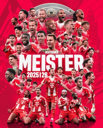 Luis Díaz protagonista en el título del Bayern Múnich campeón de la Bundesliga 2025-2026 - crédito Bayern Múnich