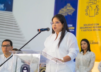 Alcira Sandoval, alcaldesa de Soledad, se pronunció ante las acusaciones de estudiantes fantasmas - crédito Alcaldía de Soledad