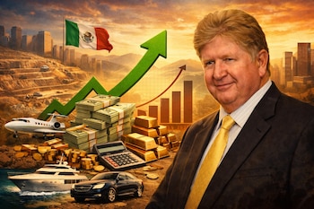 Germán Larrea ha consolidado su fortuna gracias al auge de los metales y su control de Grupo México. (IA)