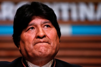 El ex presidente boliviano, Evo