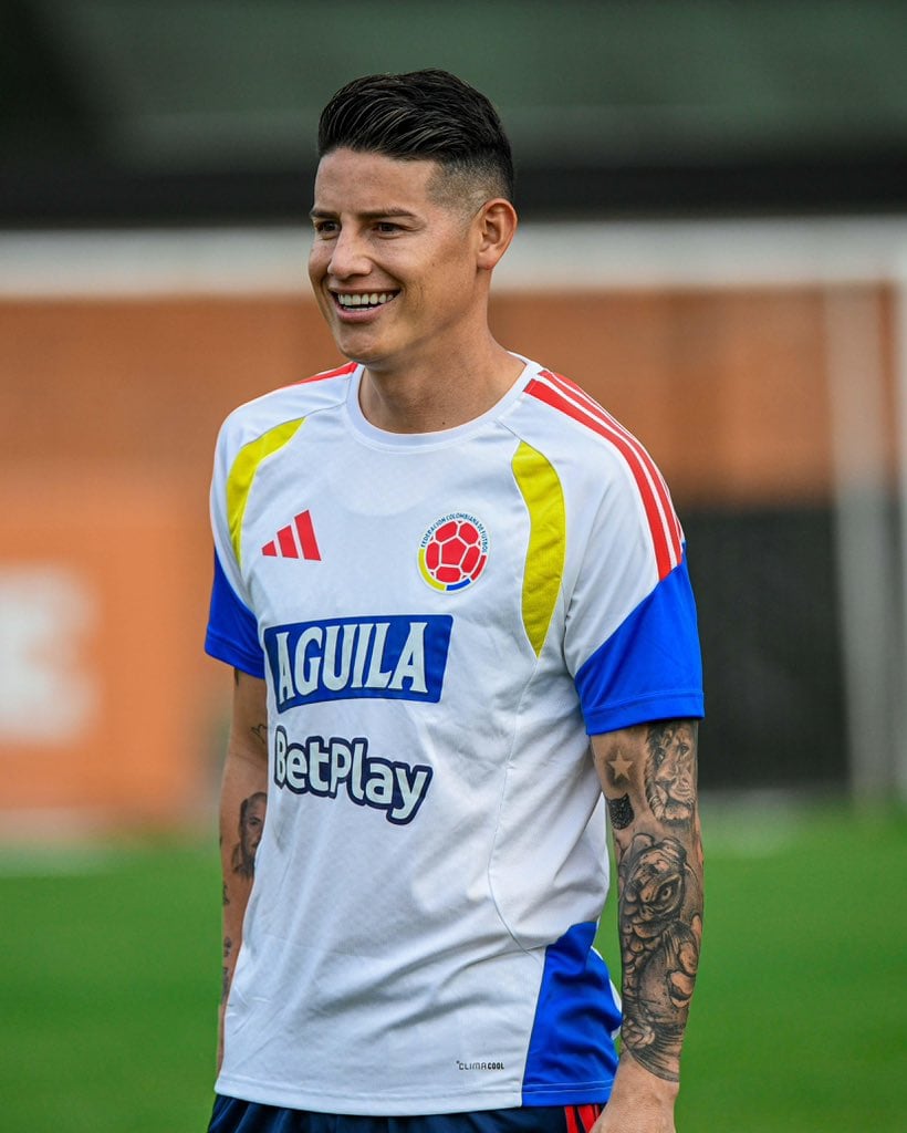 James Rodríguez fue el primero en unirse a la concentración de la selección Colombia - crédito FCF