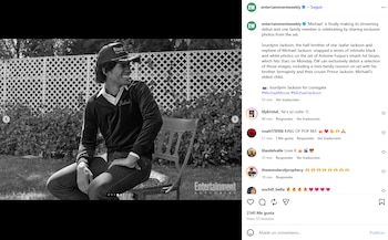 Michael película detrás de escena inédito