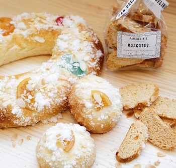 Productos navideños de Pan.Delirio. (Cedida)