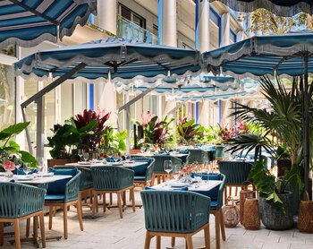 El vasto espacio del Carbone Privato, de más de 2,000 metros cuadrados, albergará dos restaurantes y un bar con ambiente tropical. (Major Food Group)