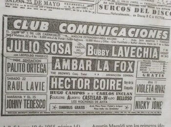 Un antiguo anuncio en el