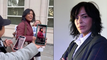 Manifestantes encararon a Anabel Hernández tras la sentencia de Genaro García Luna