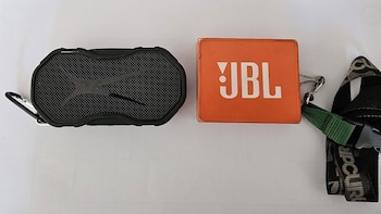 El parlante que encontraron en