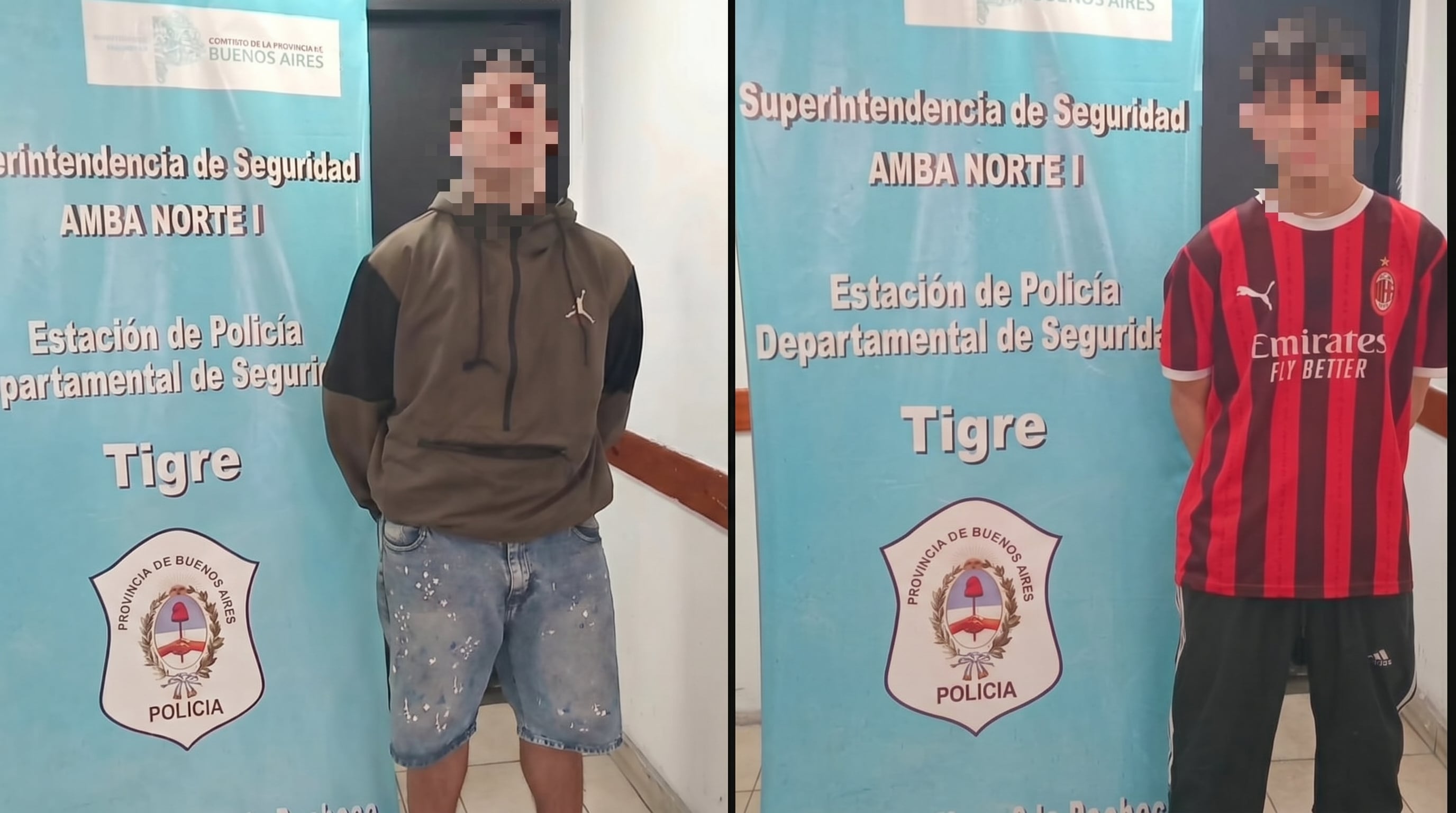 Uno de los aprehendidos tenía un pedido de captura activo por un delito anterior