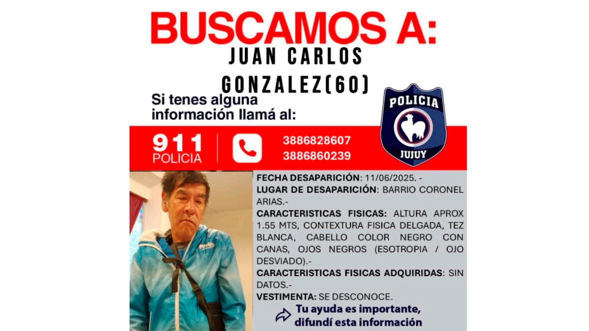 Juan Carlos González, la quinta víctima confirmada en la causa contra el asesino serial de Jujuy