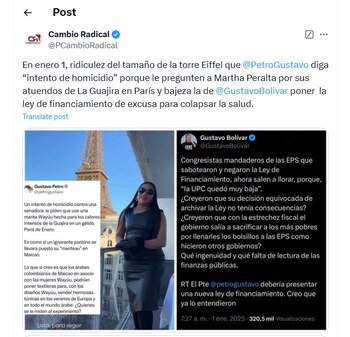 Cambio Radical contestó al presidente