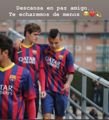 Así lo despidió Xavi Quintilla