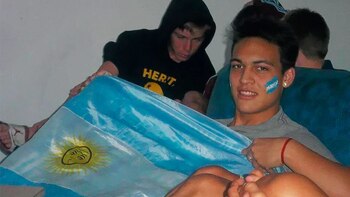 Lautaro Martínez en pensión de Racing