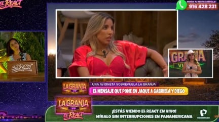 Polémica en La Granja VIP: Diego Chávarri y Gabriela Herrera rechazan vínculo sentimental. CFaptura: La Granja VIP.