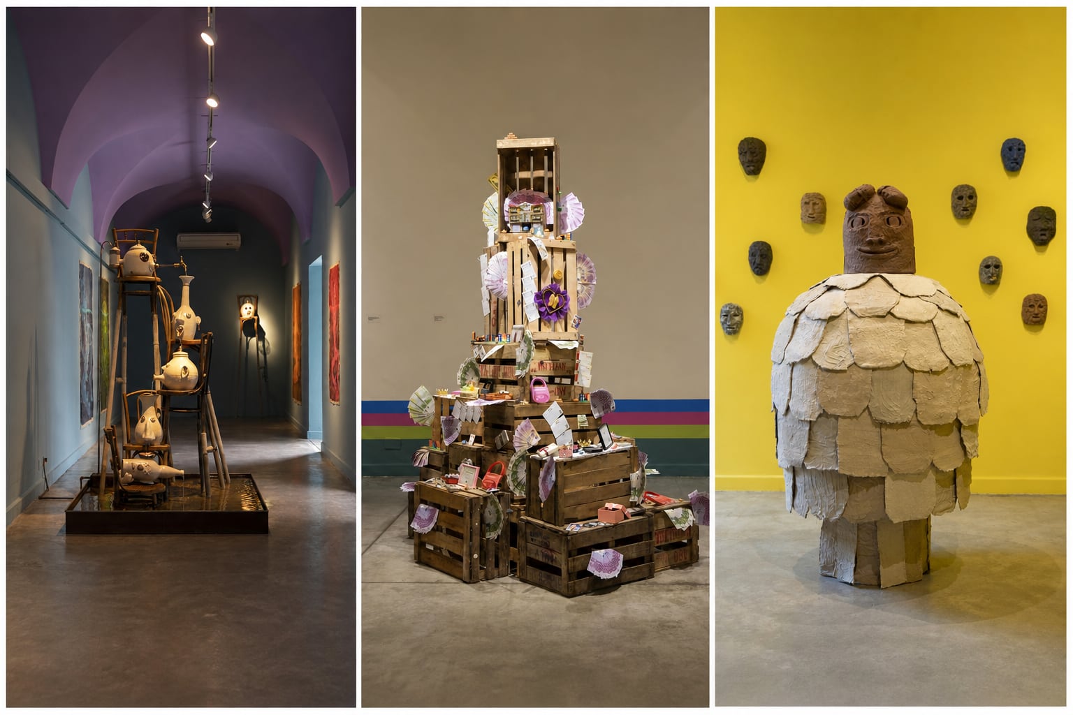 El Centro Cultural Recoleta inauguró tres exposiciones de arte contemporáneo en el marco de la Convocatoria Federal Anual de Artes Visuales 2026