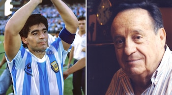 En 2005, Maradona realizó su